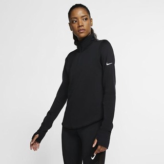 Top Nike Sphere Half-Zip Running Dama Negrii | HBFZ-35841